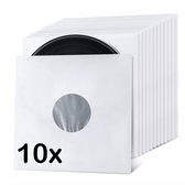 Pinguïn Records LP beschermhoezen - LP hoezen - Antistatische voering binnenhoes - 10 stuks - LP binnenhoezen - Wit - 80 gram - Vinyl hoezen