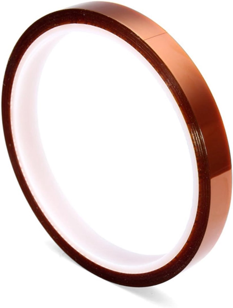SnelShoppen - 5 Stuks 5mm 10mm 20mm 30mm 50mm 30m/100ft BGA Hoge Temperatuur Film Warmtebestendige Polyimide Kapton Tape Goudbestendig Plakband