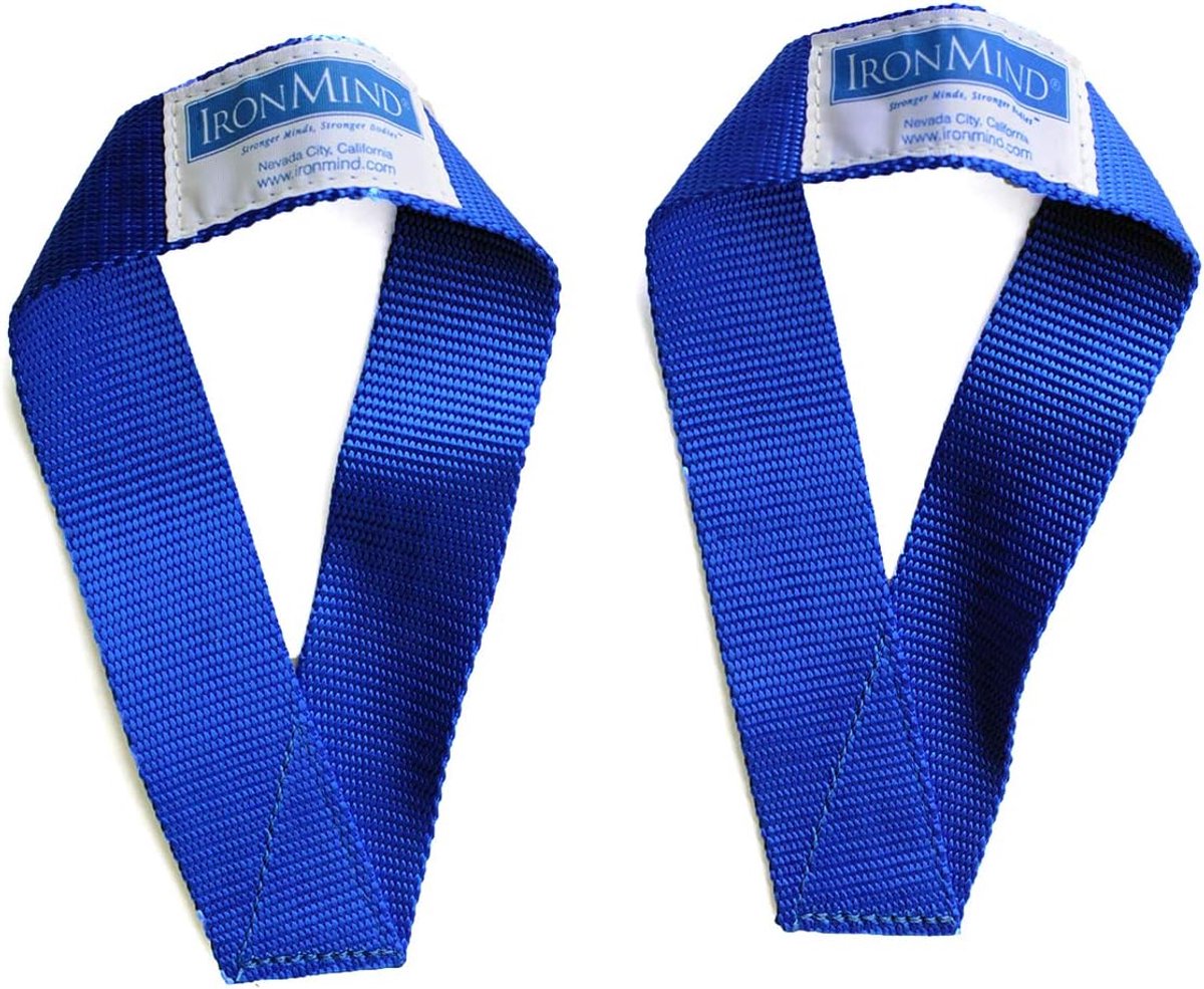 SnelShoppen - Gewichtheffen Lifting Straps, Gewichthefsbanden (Set van 2), Nylon, Blauw, Voor Veilig en Stevig Grip, Ideaal voor Olympisch Gewichtheff