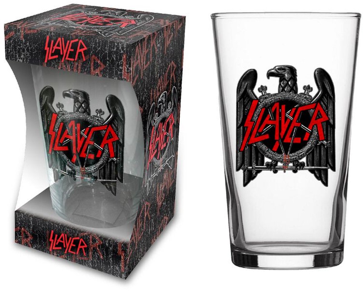 Slayer Eagle Unisex Bierglas - helder - Standard