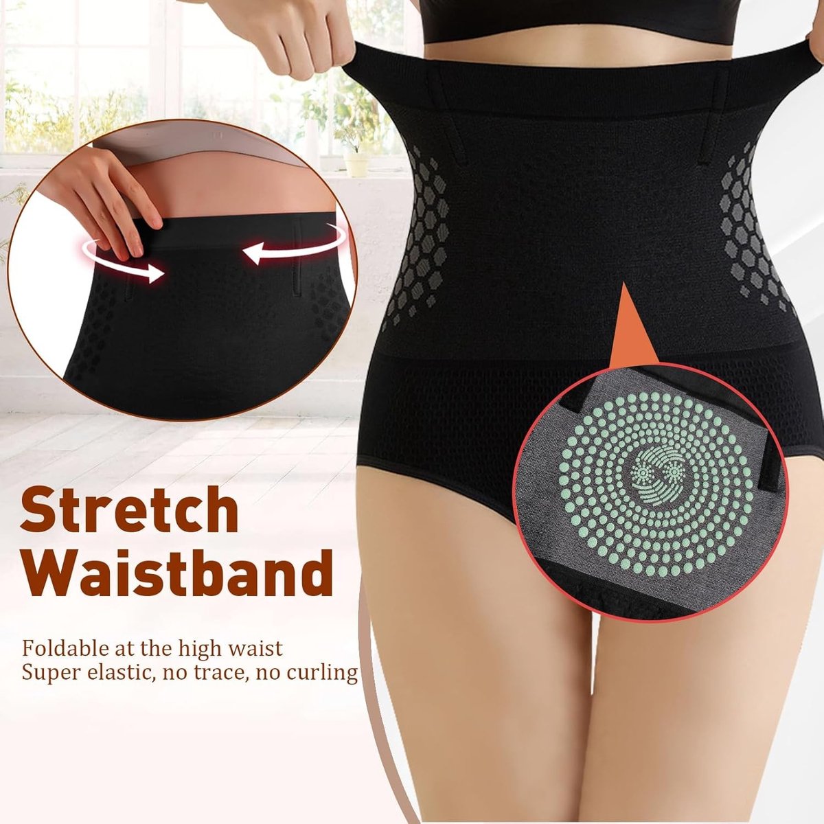 Shapewear Panty's voor Vrouwen met Hoge Taille voor een Plat Buikje en Optimale Figuurcorrectie