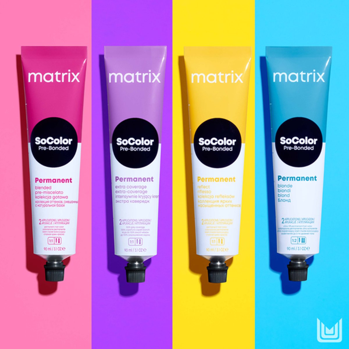 Matrix Socolor Pre-Bonded 7A/7.1 Medium Blonde Ash Permanent Hair Color 3.1oz