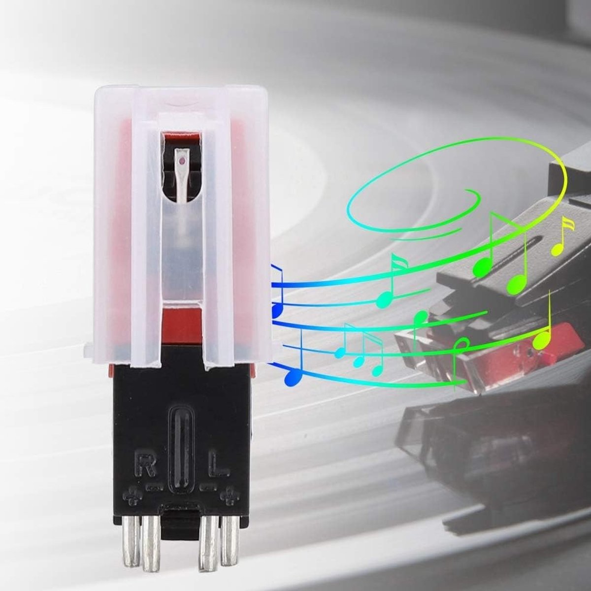 Ergonomisch Ontwerp Stereo Stylus voor LP Speler - Hoogwaardige Naald Accessoires voor USB Draaitafels met Dual Needle Functie