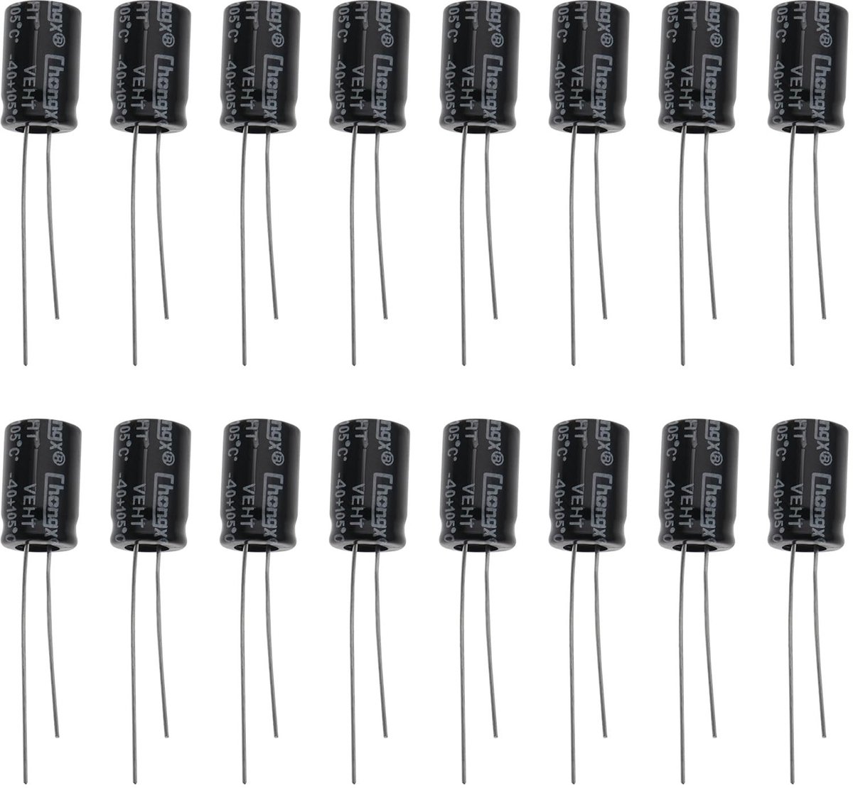 Dailygoods - Set van 50 Elektrolytische Condensatoren 1000uF 10V