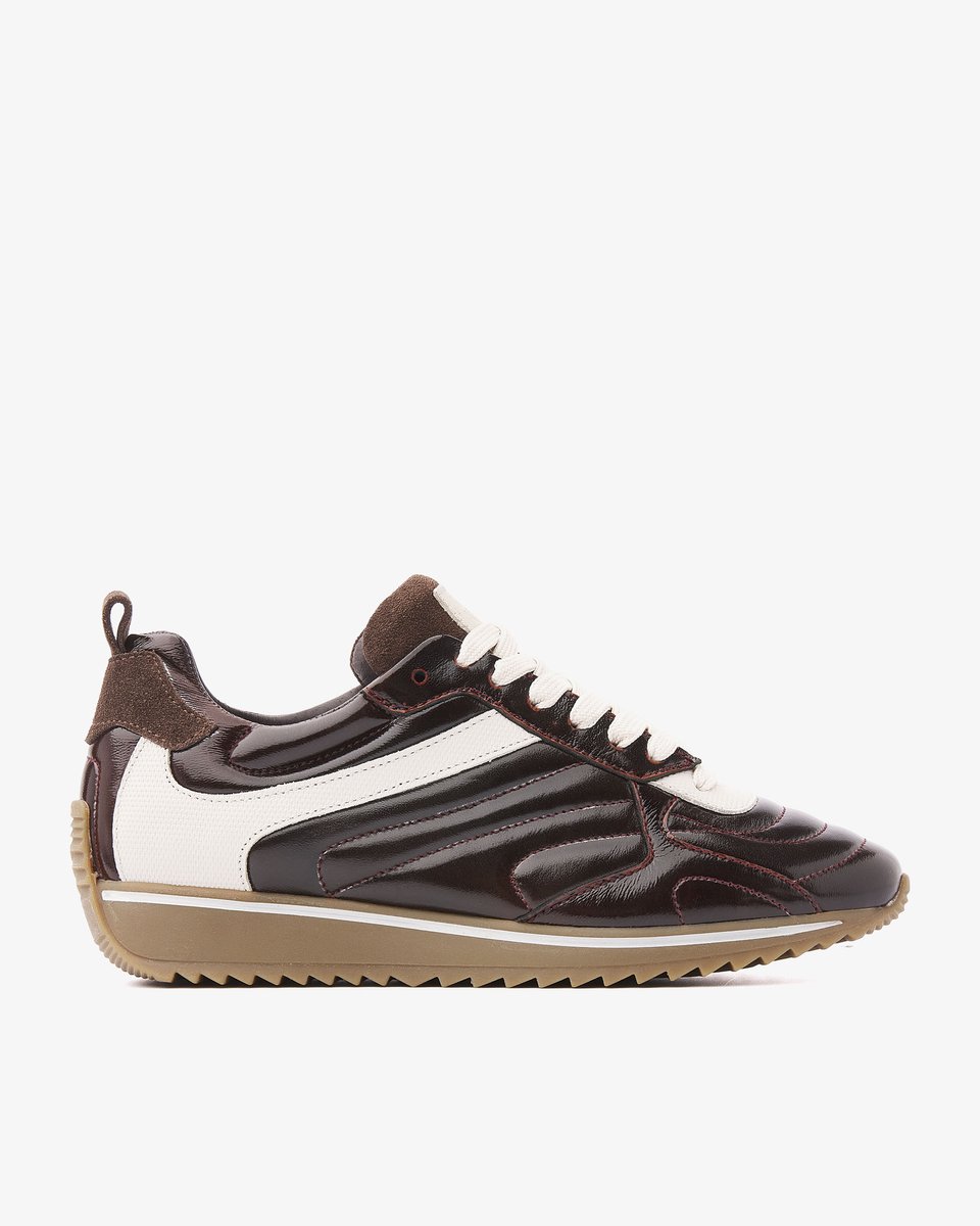 VIA VAI Mikki Rae Sneakers Dames - Leer,Suède - Bruin - Maat 36