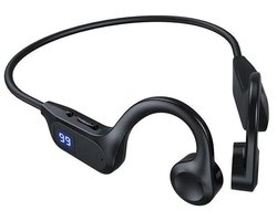 Bluetooth 6.0-hoofdtelefoon met beengeleiding, open ontwerp, zweet- en waterbestendig, stereogeluid in hoge definitie, batterijduur van 10 uur, lichtgewicht en draagbaar.