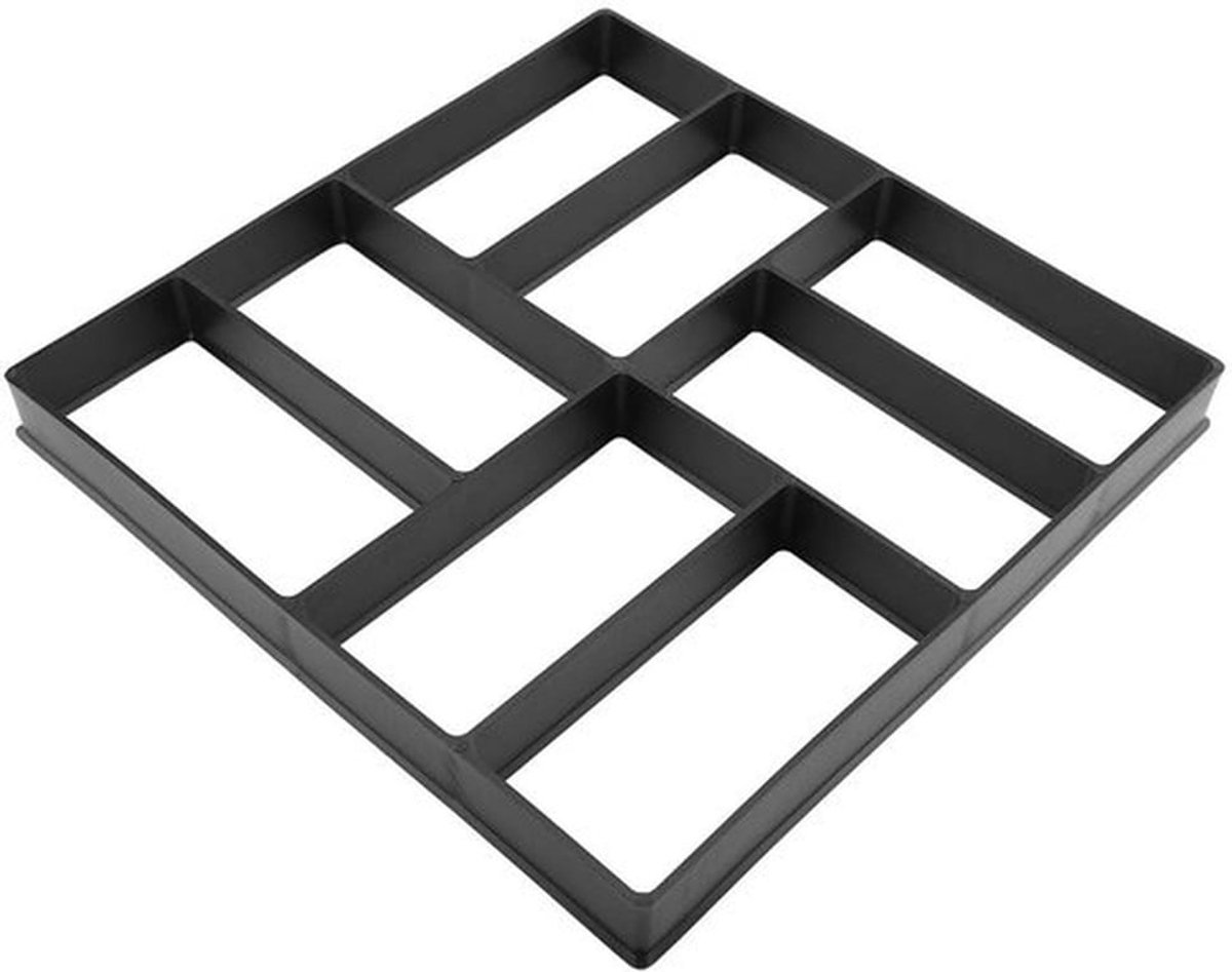 1 stuk 40 x 40 cm straatstenen DIY tuinpadmakermal betonnen stapstenen cement straatvierkantmal
