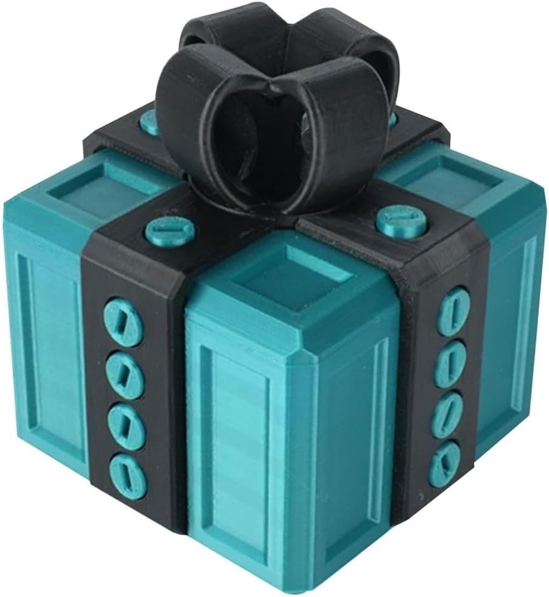 SnelShoppen - Vervelende Geschenkdoos - 3D-geprint Verrasdoos met Schroeven - Unieke Groen Cadeau Doos voor Kantoor en Woondecoratie - Spannende Uitpa