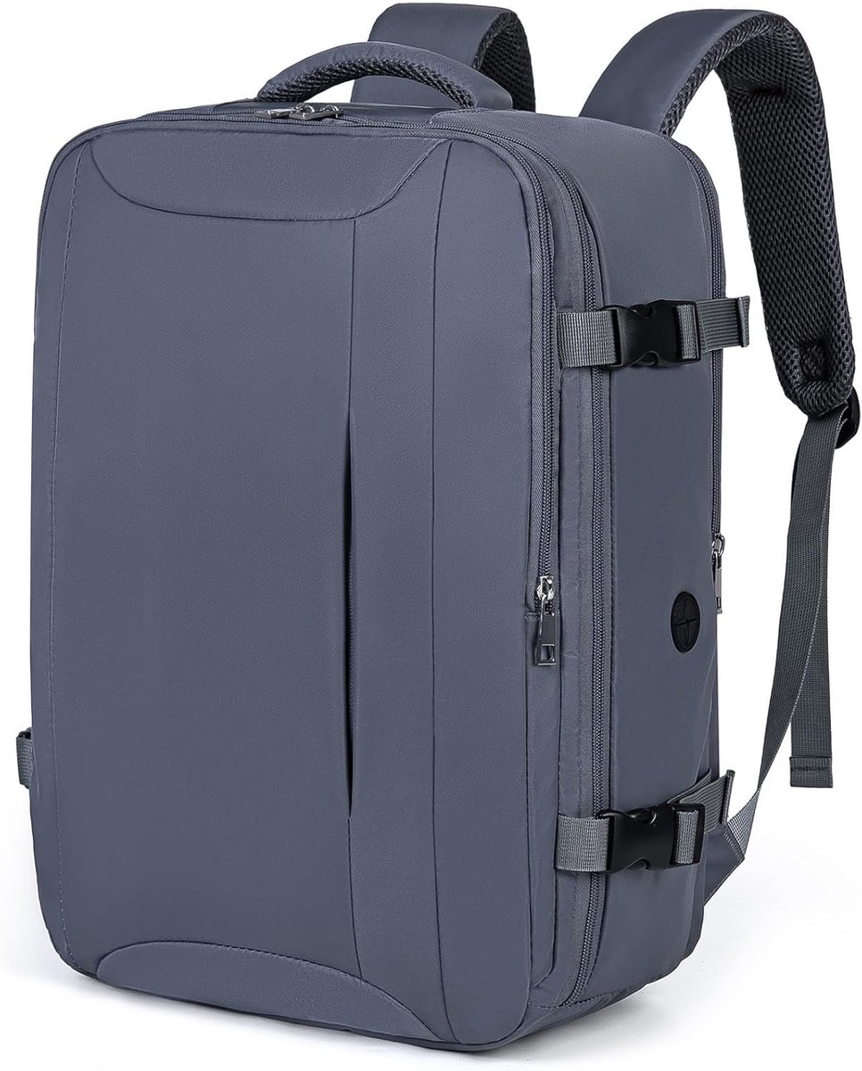SnelShoppen - Handbagage Rugzak 40x30x20 cm voor Vliegtuig, Diefstalbescherming, Reisrugzak met Computervak, Ideaal voor Weekendje Weg, Vakantie en Da