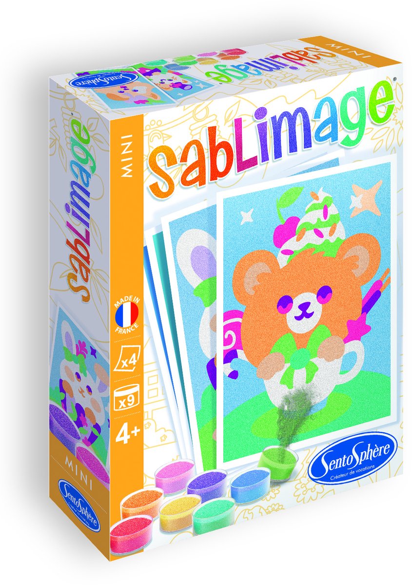 Sentosphère zandkunst Mini Sablimage Set Kawaii creatief speelgoed.
