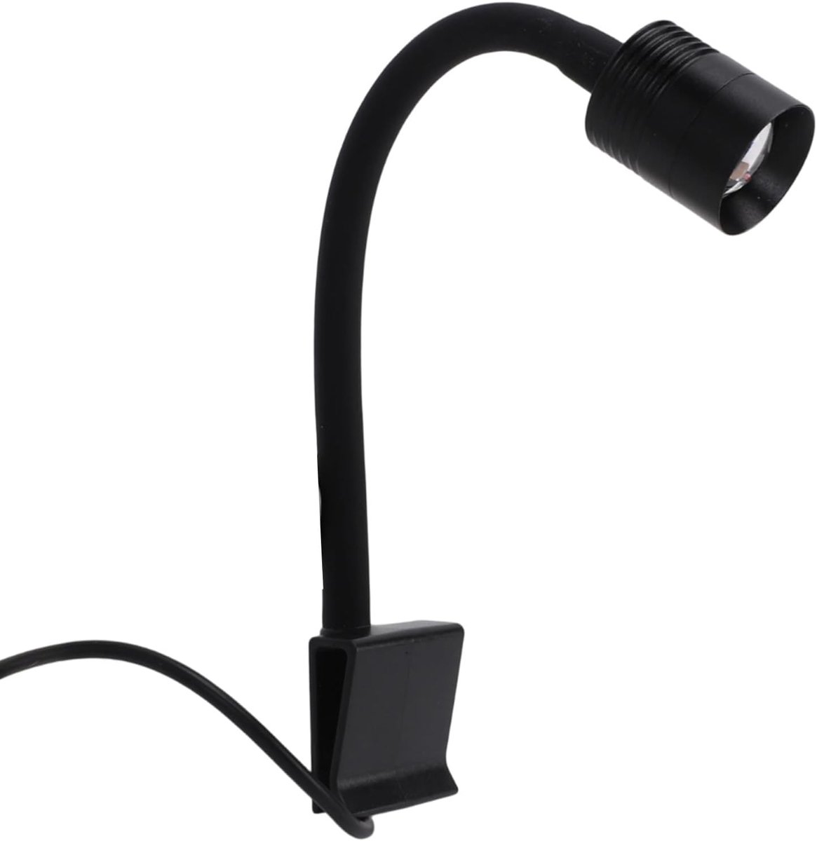 SnelShoppen - Pssopp Mini Aquarium Spot Lamp USB IP65 Waterdichte LED Licht met Timer, 3 Modus, Flexibele Klem voor Planten en Vissen