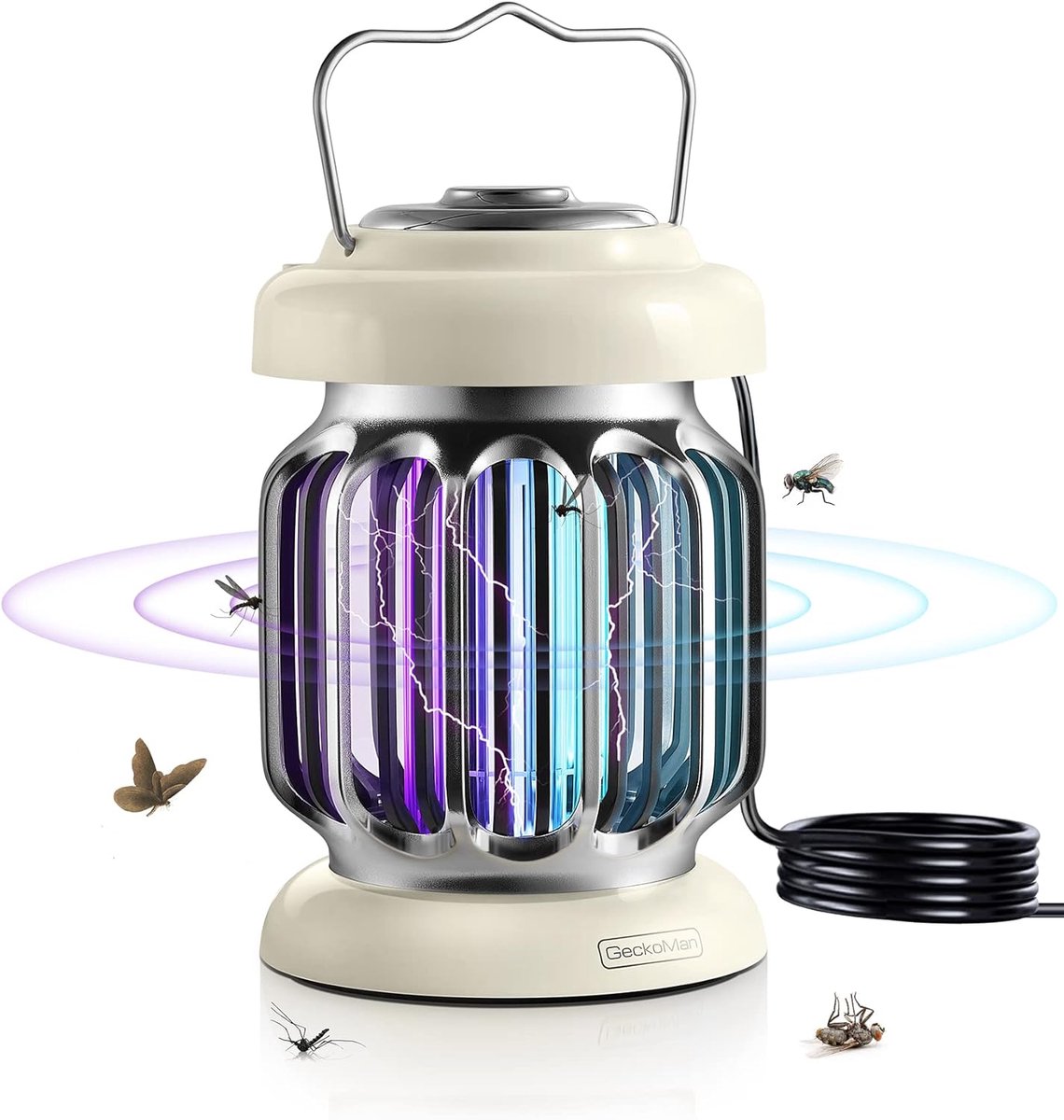 SnelShoppen - Hybride Spectrum Waterdichte Schakelaar Mosquito Killer Vliegenlamp Insectenlamp Elektrische Vliegenvanger Bug Zapper voor Binnen en Bui