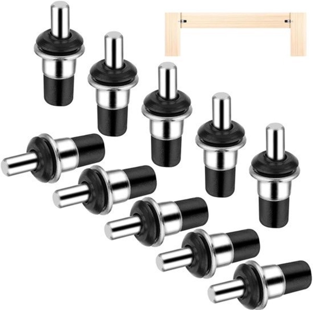 Veerbelaste reparatiepennen met metalen ring - 10 stuks