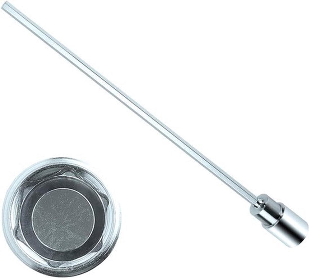 Verlengzwengel voor accuschroevendraaier, 30 cm lang, met 19 mm moeradapter - Geschikt voor uitdraaisteunen, kruksteunen en caravankrikstandaard