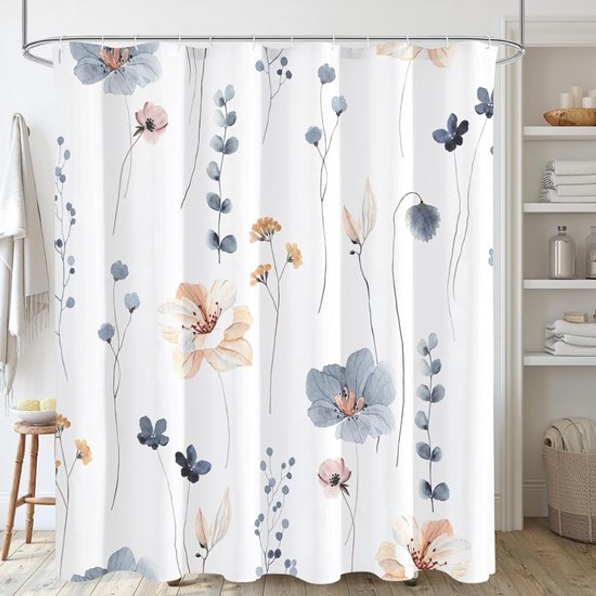 Douchegordijn - Shower Curtain - badgordijn - badkamergordijn - Volledige printen - dieren, bloemen - digitale printen - Anti Schimmel-Wasbaar- Polyester - 180x200 cm