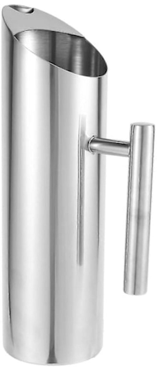 Waterkan 1.5L Roestvrij Staal – Schenkkan - Koude Dranken - Kan voor koude dranken - Baraccessoires - Voor Koude Dranken & Bar Accessoires