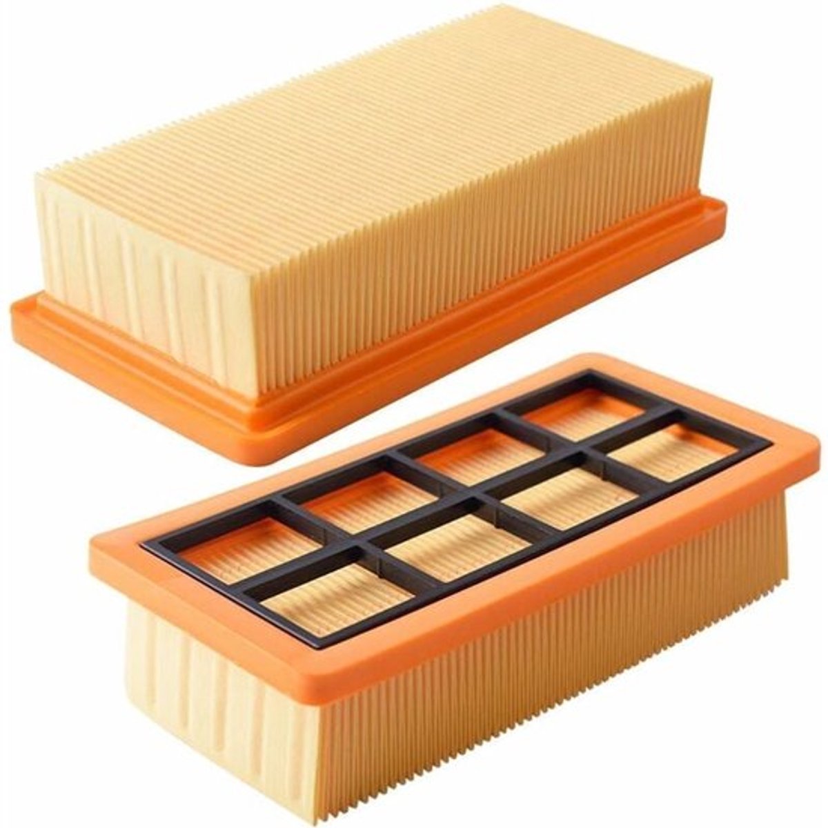 Vervangfilters - 2 stuks - geschikt voor Kärcher AD 3200, AD 3 Premium en AD 4 Premium stofzuigers