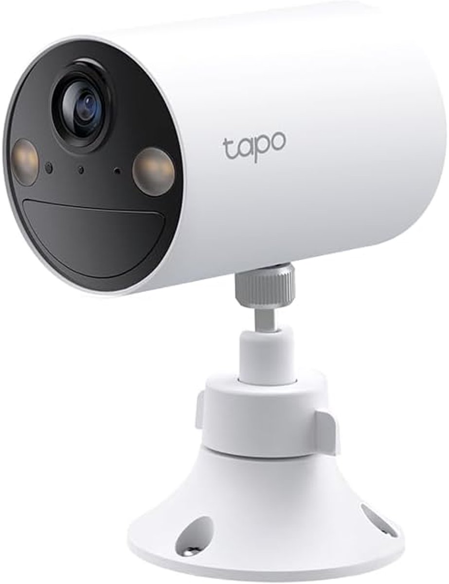 Thijox - Tapo C410 Draadloze Beveiligingscamera 2K 3 MP voor Binnen en Buiten, Batterijduur tot 180 Dagen, Nachtzicht in Kleur, Bewegingsdetectie Alar