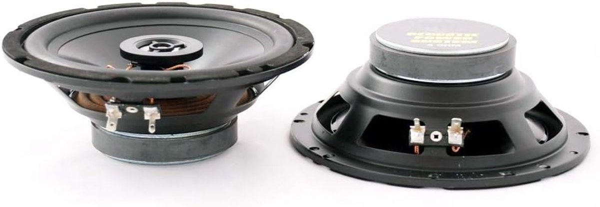 SnelShoppen - Coaxiale 6,5" / 16,5 cm Autoradio Luidsprekers 120 Watt - Hoogwaardige Geluidskwaliteit voor Auto, Caravan, Boot - Ideaal voor Feest en