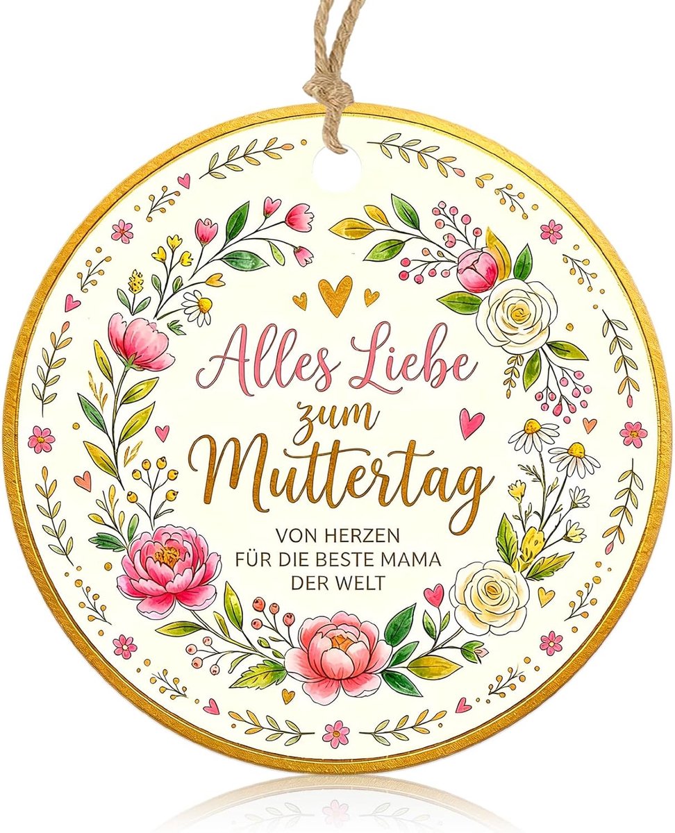 SnelShoppen - 50 stuks Cadeaulabels Moederdag - Hartjes Mama Motieven - Perfect voor Geschenken, Kaarten, Enveloppen en Knutselen - Moederdagdecoratie