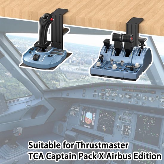 SnelShoppen - Universele Bureauhouder voor Joysticks en Flight Sticks, Compatibel met Diverse Modellen, Stevige Desk Mount, Ideaal voor Gamers en Simu van Snelshoppen — afbeelding 4