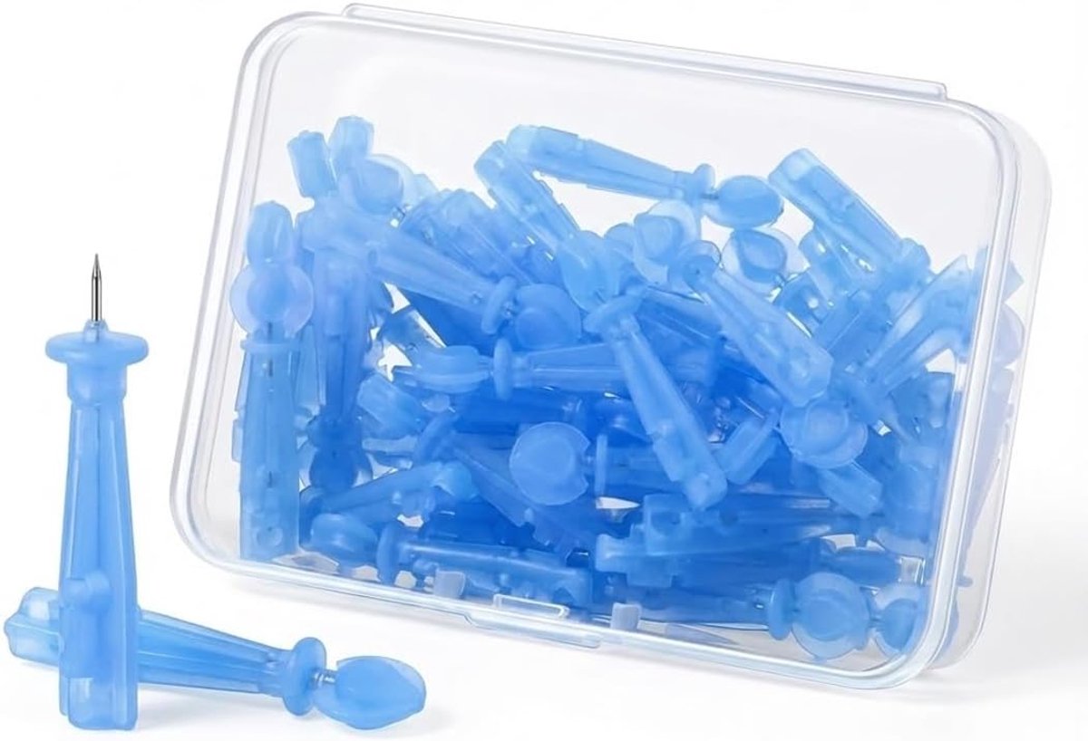 SnelShoppen - 50 Steriele Wegwerpnaalden voor Blackhead en Pimple Verwijdering, Ideaal voor Acne, Milia, en Puistjes, Geschikt voor Thuis en Schoonhei