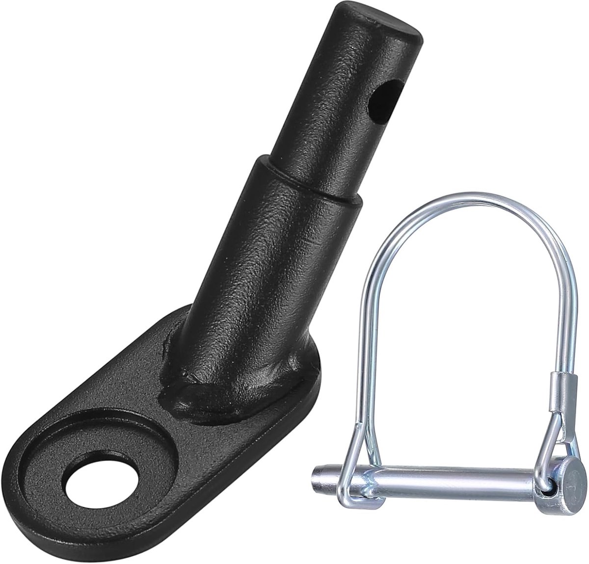 SnelShoppen - Fietsaanhangwagen Koppeling, Universele Fiets Trailer Adapter met Veiligheidspin, Roestvrij Staal, Voor Honden, Kinderen en Lasten, Duur