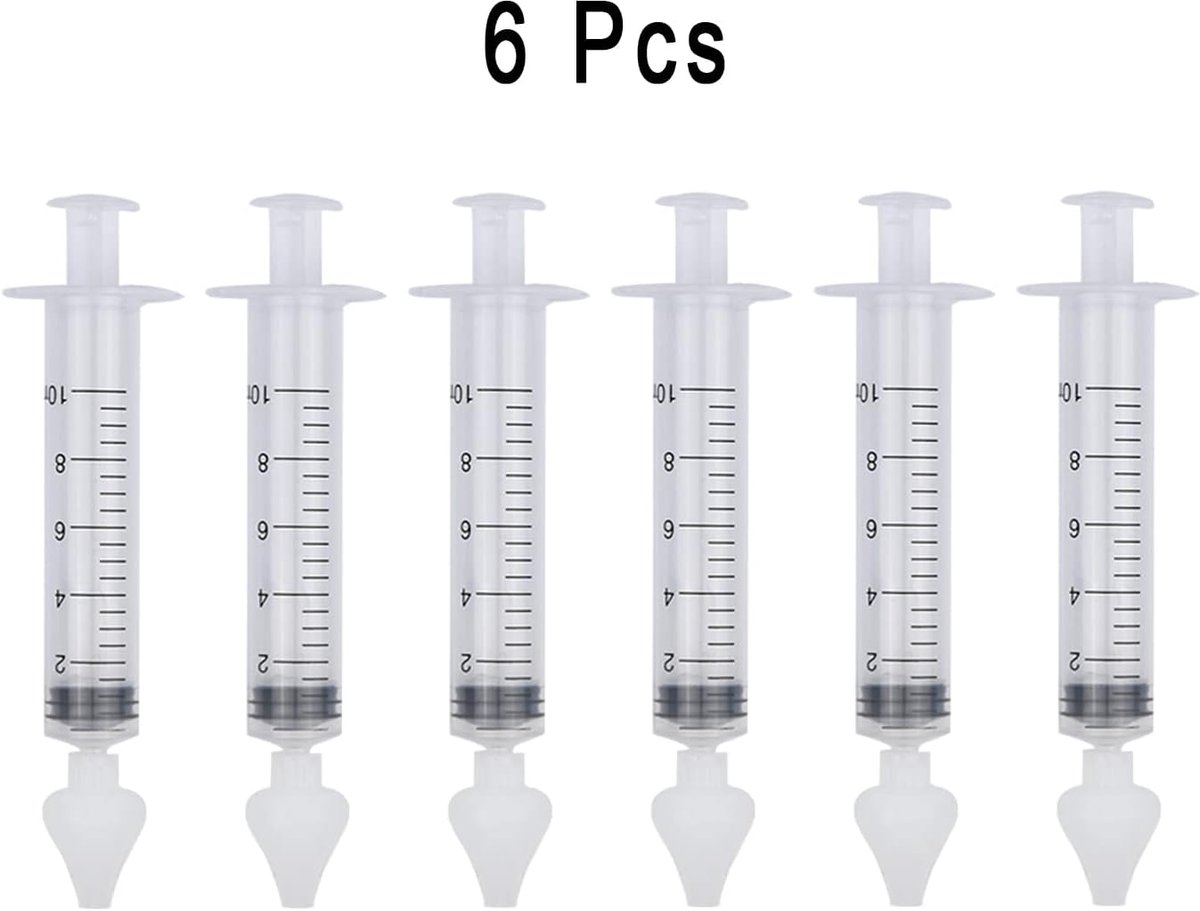 SnelShoppen - 6 Stuks Neus Aspirator Baby 10ML, Professionele Neusreiniger voor Kinderen, Herbruikbaar en Draagbaar met Siliconen Neuszuigpunt, Ideaal — cadeau in Cadeau-ideeën - foto 5