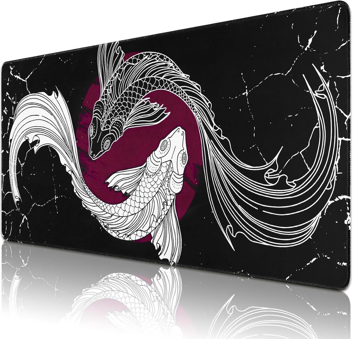 SnelShoppen - Mouse pad XXL 900 x 400 mm - Gaming Muismat, XXL Bureau Ondergrond, Anti-slip, Zwart, Ideaal voor Thuis en Kantoor