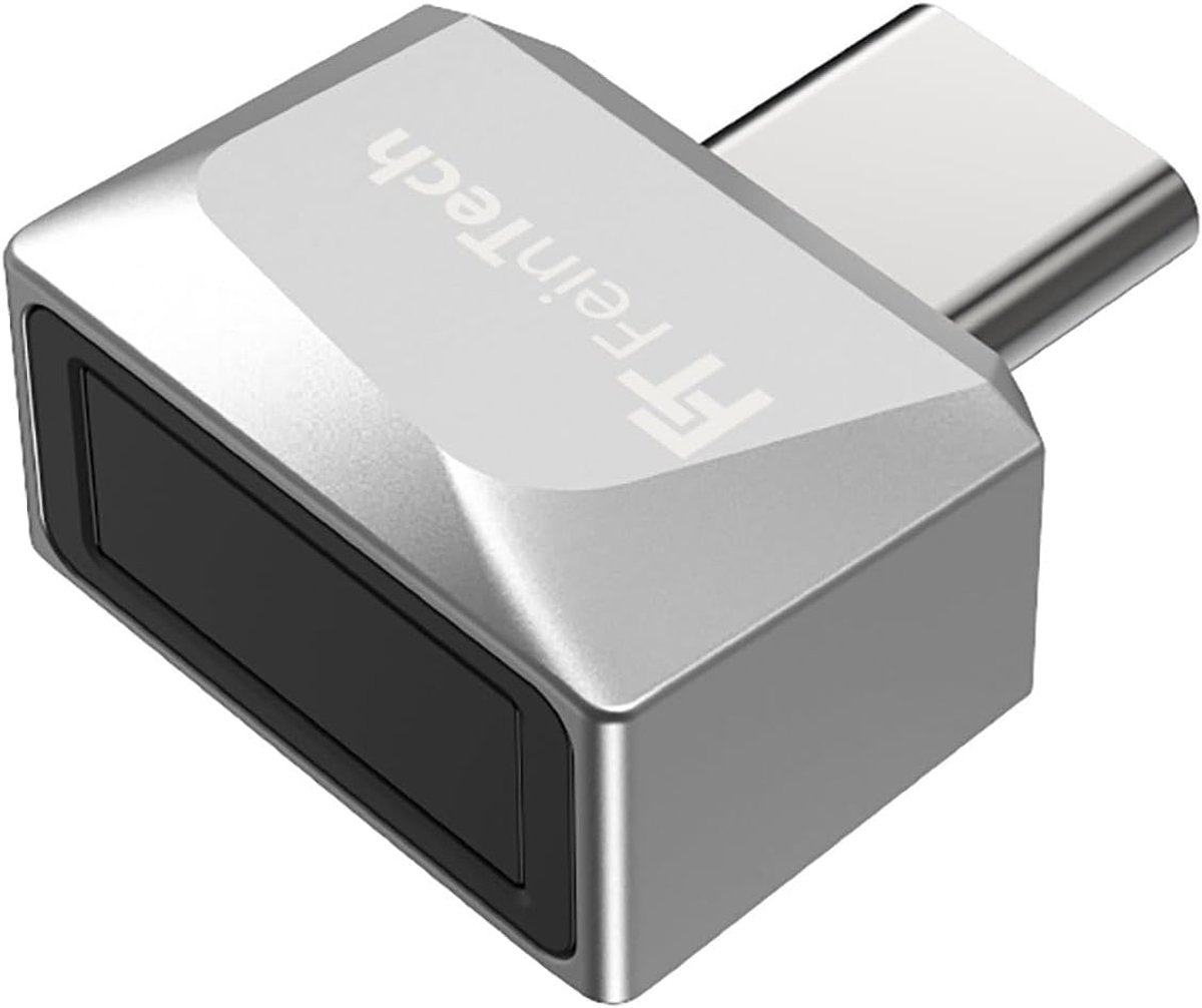 SnelShoppen - USB-C Vingerafdruk Sensor voor PC - Biometrische Windows Hello Login - Veilig Wachtwoordloos Toegang - Plug & Play Voor Windows 10/11
