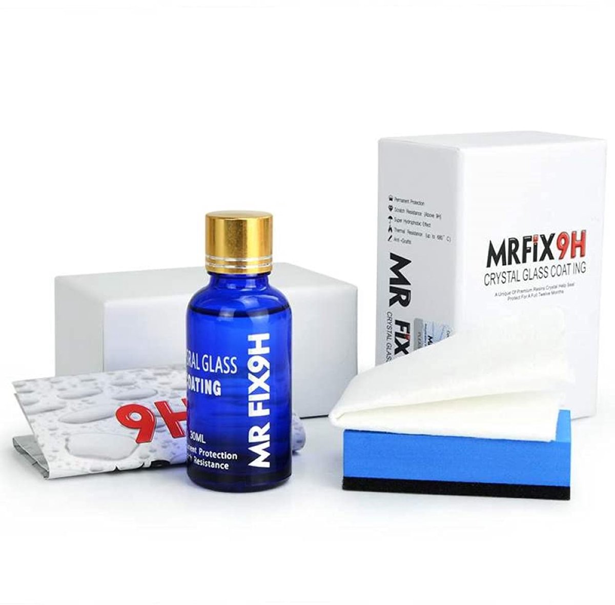 SnelShoppen - Ceramic Coating Auto 9H Nano Coating, Anti-Kras Hydrofobe Auto Lak Bescherming, Hoogglans Sealant voor Auto's