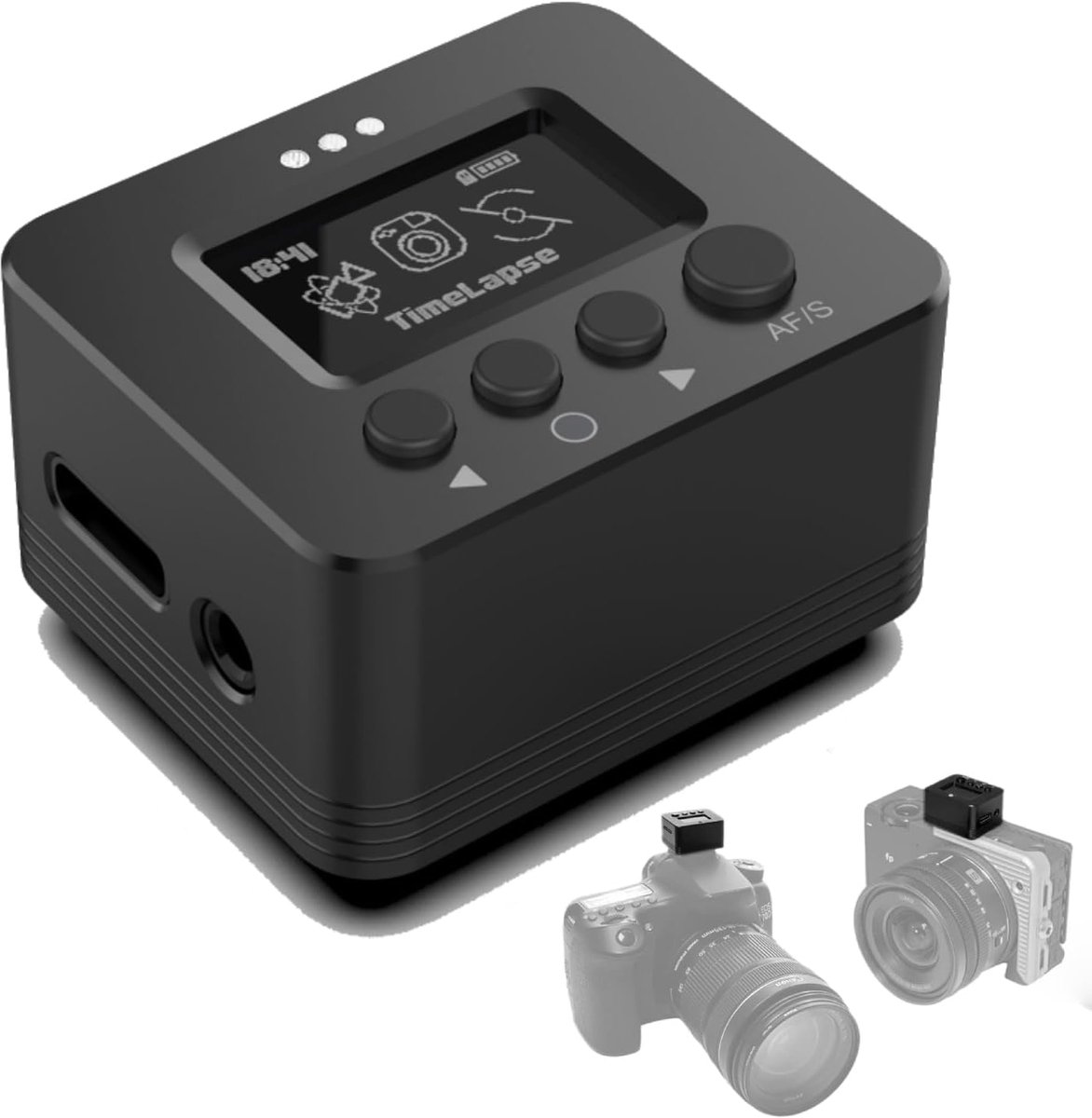 SnelShoppen - FX A1 Camera Gyroscope Stabilizer voor DSLR & Systeemcamera - 35+ Uur Accuduur - 30g Lichtgewicht - Voor Vloggen en Actievideo's