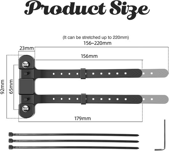 Thijox - Bidonhouder Fiets Adapter Montagebasis zonder Schroeven, Universele Antislip Flessenhouder voor Fietsen, MTB, Scooters, E-Bikes — afbeelding 5