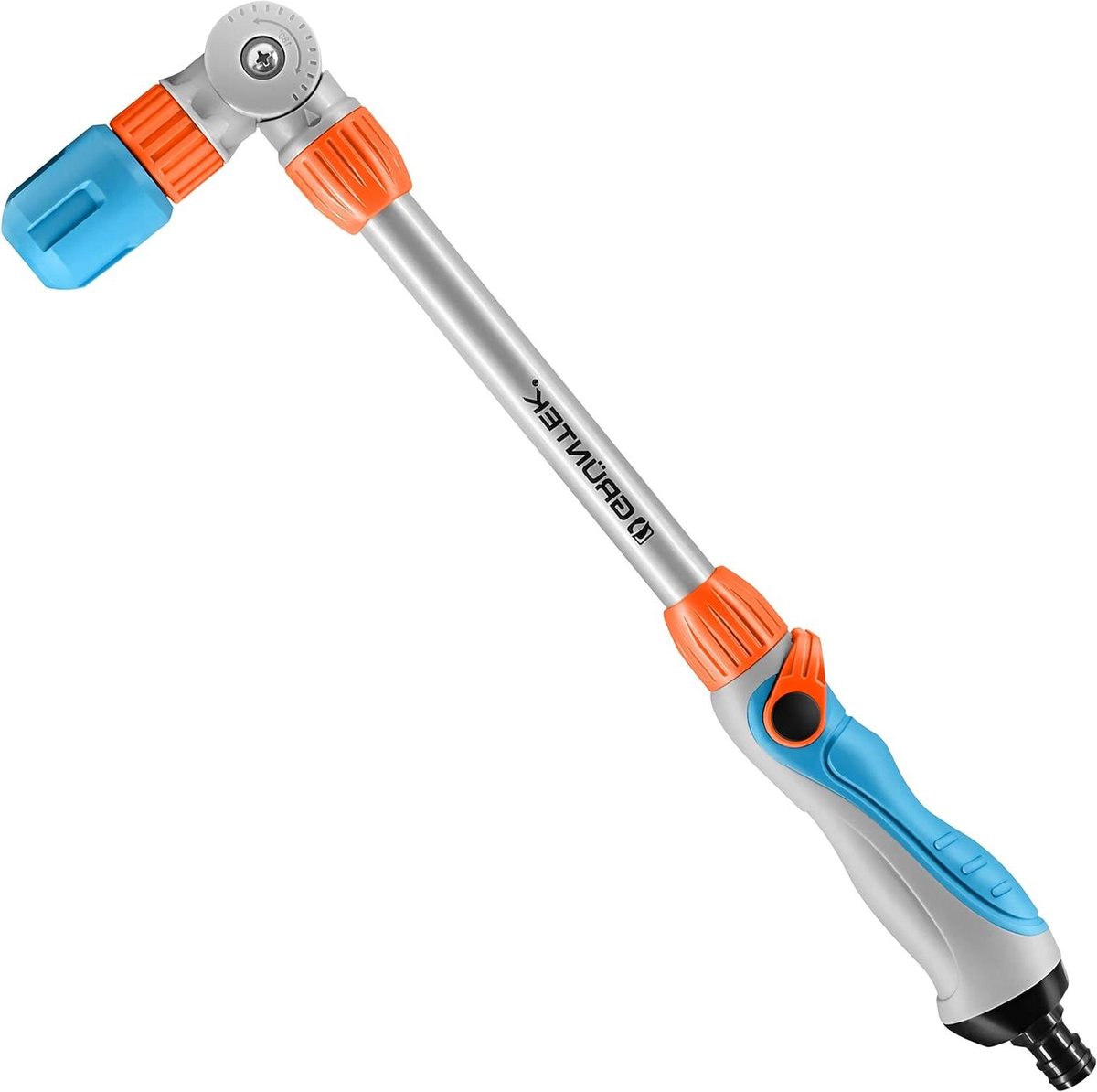 Besproeiingsstang Waterlans - Sproeistang Tuinslang - Effectieve Reiniging - Metalen Handdouche - 460 mm - Blauw Grijs Oranje