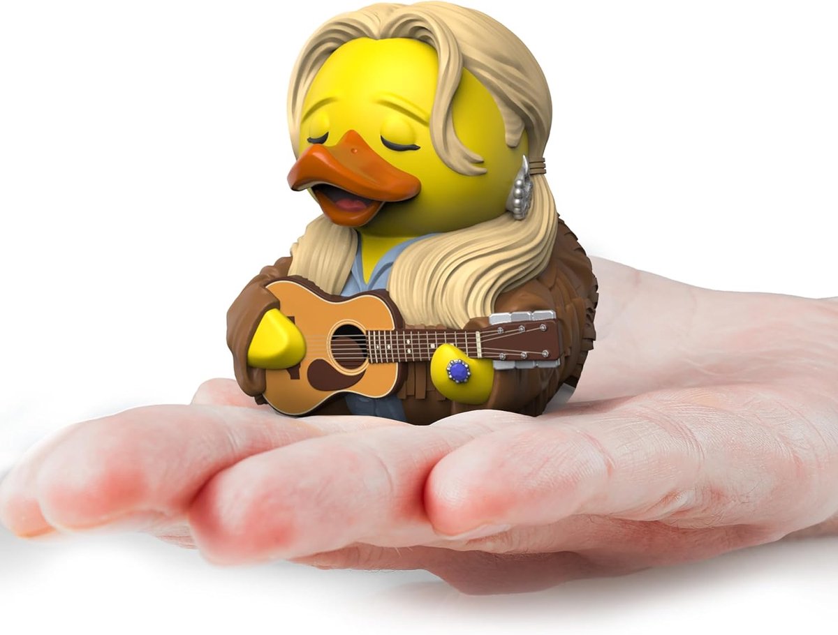 SnelShoppen - TUBBZ Mini Cosplay Rubber Duck - Phoebe Buffay - Collectible Mini Figuren - Perfect voor Friends Fans - Schattige Badkuip verpakking - P