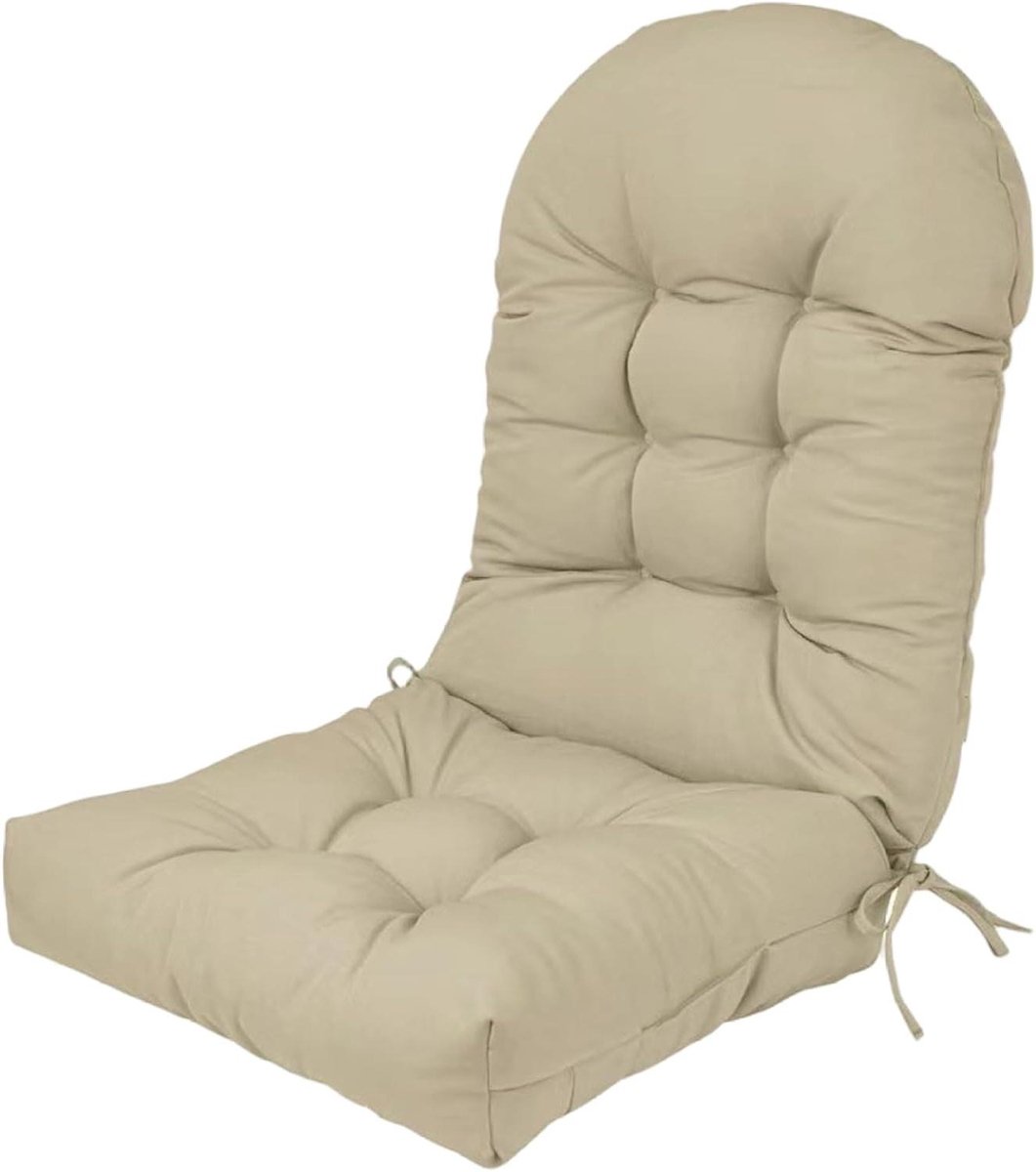 Terrasstoelkussen - Schommelstoelkussen Tuinstoelkussen - Buiten Zitten - Waterdichte Stof - 30 inch Hoog - Kaki