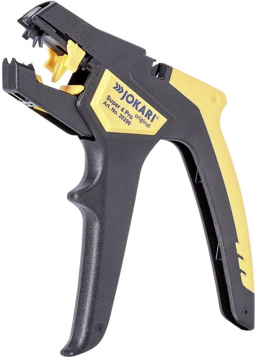 SnelShoppen - Alicate pelacables Super 4 Pro 0.2-6.0 mm² - Professionele kabelstripper, hoogwaardig gereedschap voor elektriciens en doe-het-zelvers,