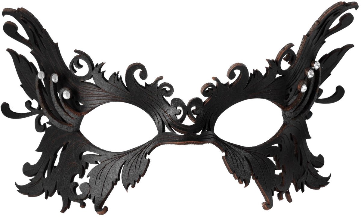 Leren masker Zwarte zwaan
