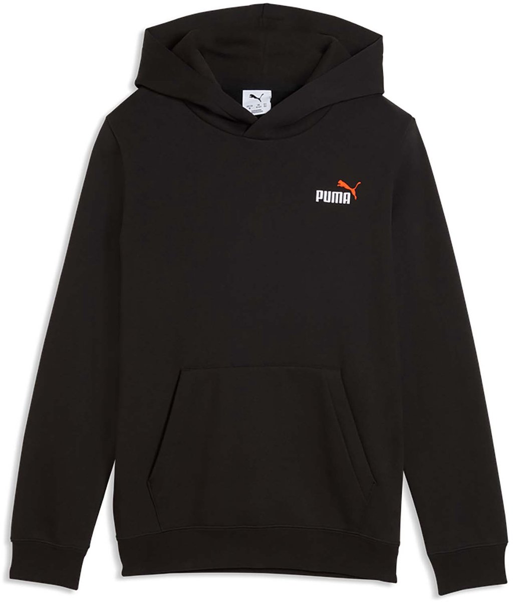 Puma Sweatshirt Ess 2 Color Small No. 1 Logo Hoodie Fl B Fashion Wear Kinderen Zwart