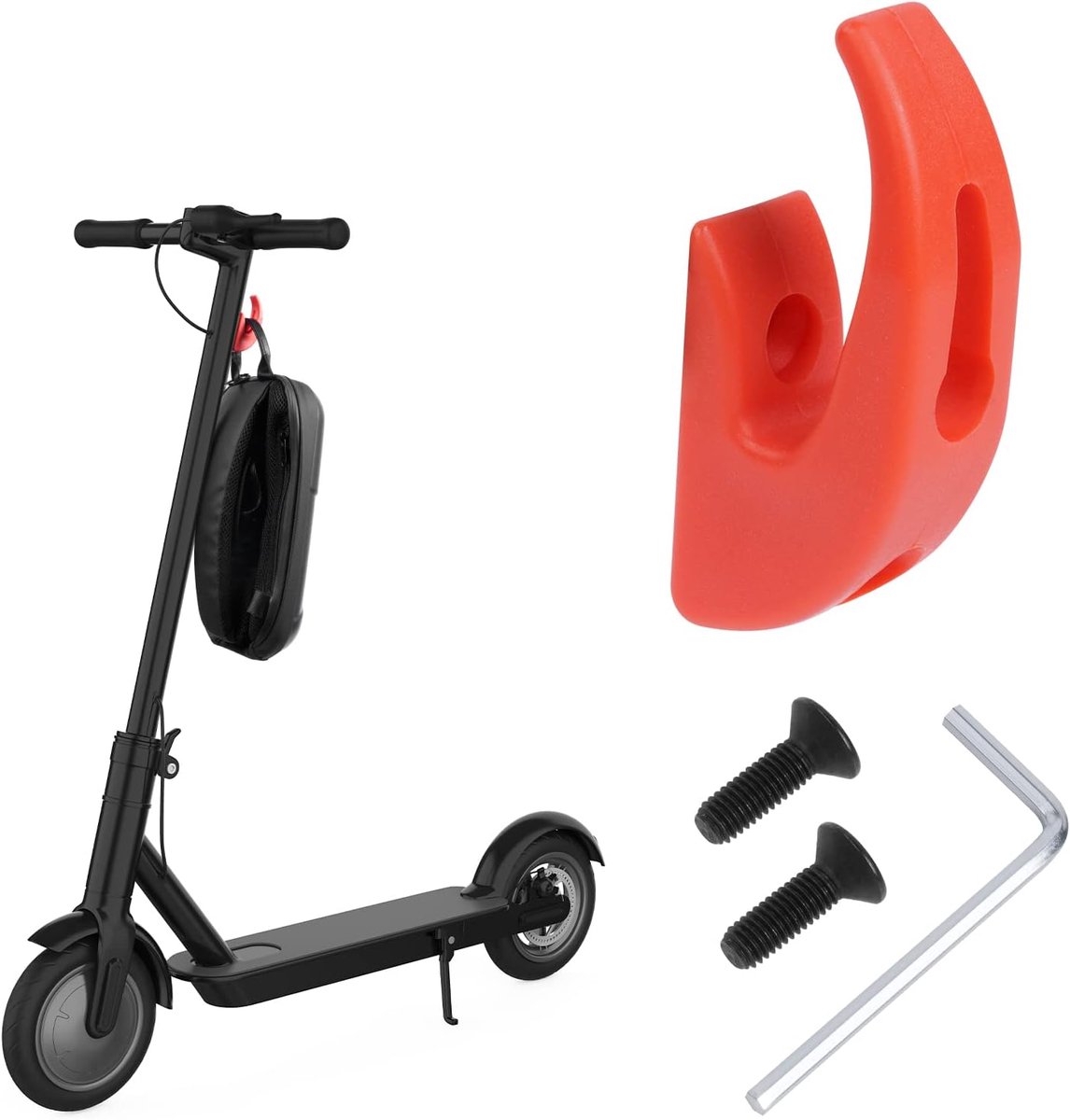SnelShoppen - Elektrische Scooter Haak Accessoires voor Xiaomi E-Scooter Pro 2/M365/1S/Lite - Sterke Laadcapaciteit tot 50 kg - Hoogwaardige Kunststof