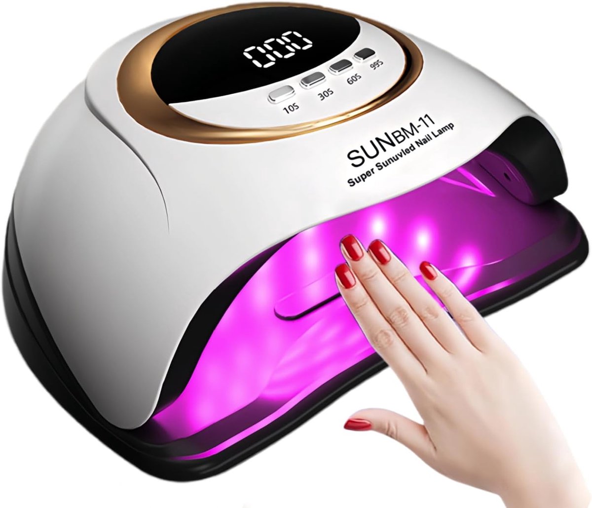 UV Lamp Nageldrogen - Nagellamp Gel - Gelnagels Uitharden - 280W 66 LEDs - 229 x 205 x 116 cm