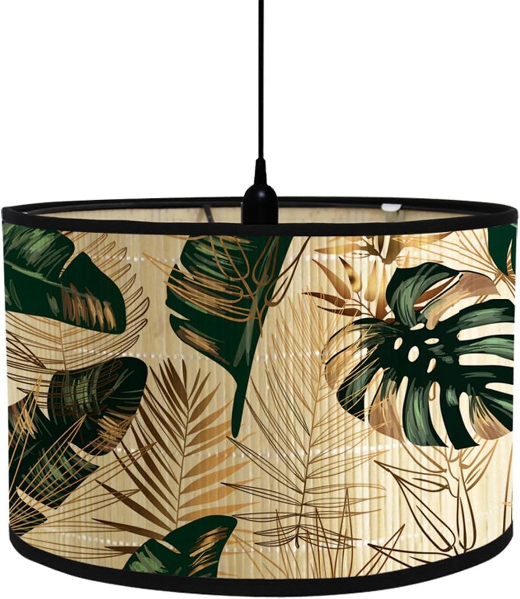 SnelShoppen - FANSU Tafellamp Kappen Dieren Plantenprint Lampenkap Hanglamp Bedekking voor Vloerlamp Tafellamp Plafondlamp Woonkamer Moderne Decoratie