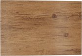 1x Placemat lichtbruine hout print 45 cm - Placemats/onderleggers tafeldecoratie - Tafel dekken