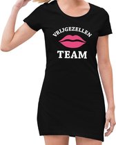 Vrijgezellenfeest team jurkje zwart voor dames XL (44)