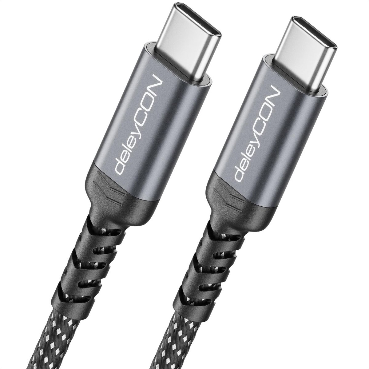 SnelShoppen - 1.5m USB C Oplaadkabel 60W Snelladen PD3.0 PPS USB-C naar USB-C Kabel voor iPhone 17 16 15 Pro Max Galaxy A16 A56 S26 S25 S24 Pixel iPad