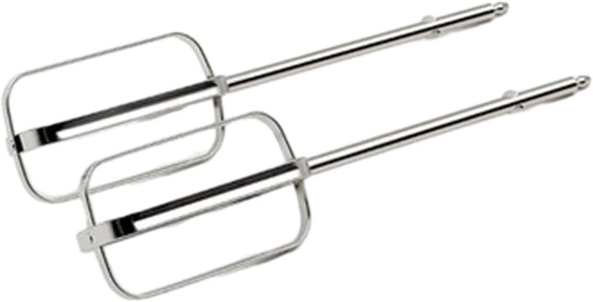 SnelShoppen Langdurige handmixer kloppers set van 2 RVS vervangingsset voor handmixers anti-roest 4 stuks 5 21.5 18 cm keukenaccessoires