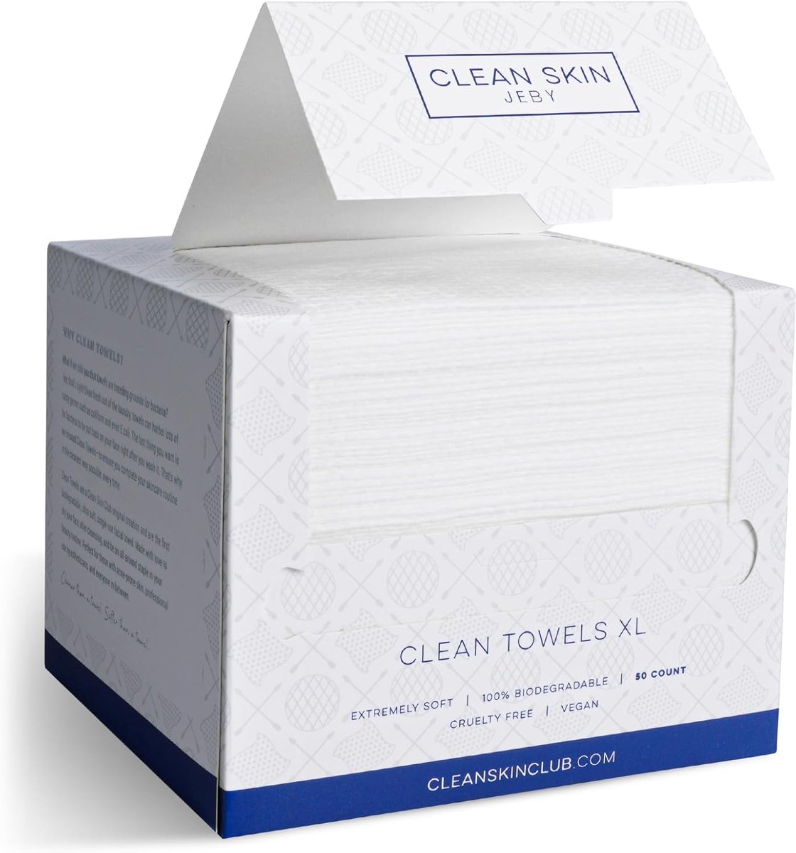 SnelShoppen - Disposable Make-up Verwijder Wipes, Biologisch Afbreekbare Gezichtsdoekjes voor Gevoelige Huid, 100 Stuks, Zacht en Hygiënisch, Voor Thu
