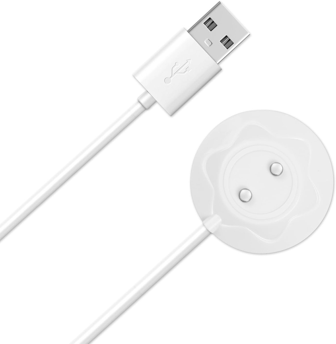 Thijox - Universele Vervangings Rose Charger - Staande Magnetische Adapter USB Oplader Kabel voor Rose Wand - 80cm Wit - 5.0V - 500mA