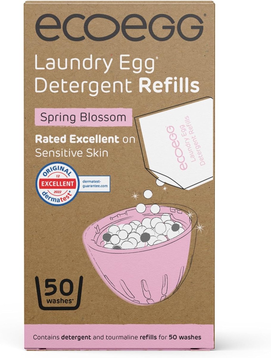 SnelShoppen - Eco-vriendelijk Wax Egg Vulling | Vervanger voor Wasmiddel & Wasverzachter | Geen Enzymen, Chloorbleken, Fosfaten, Parabenen, SLS/SLES o