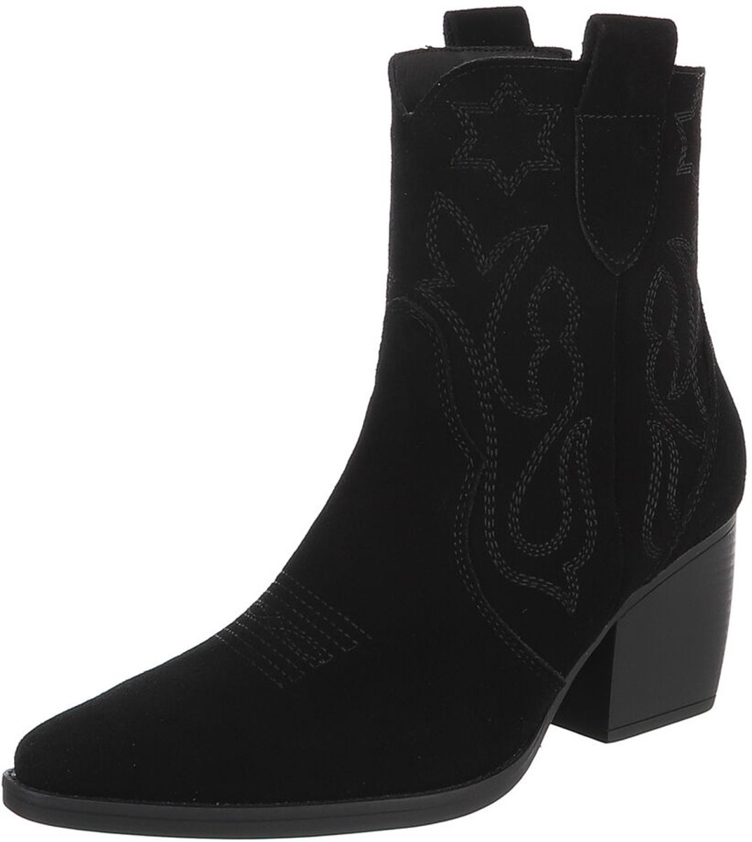Enkellaars - Westernlook Blokhak - Dames Mt:39